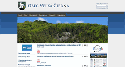 Desktop Screenshot of obecvelkacierna.info