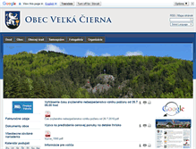 Tablet Screenshot of obecvelkacierna.info